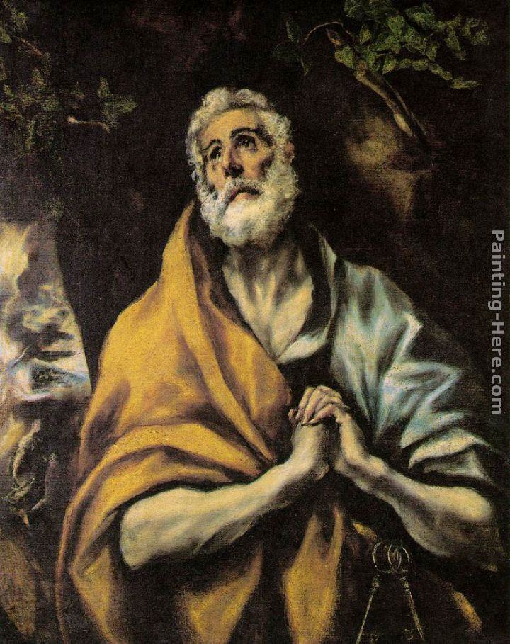 El Greco The Repentant Peter